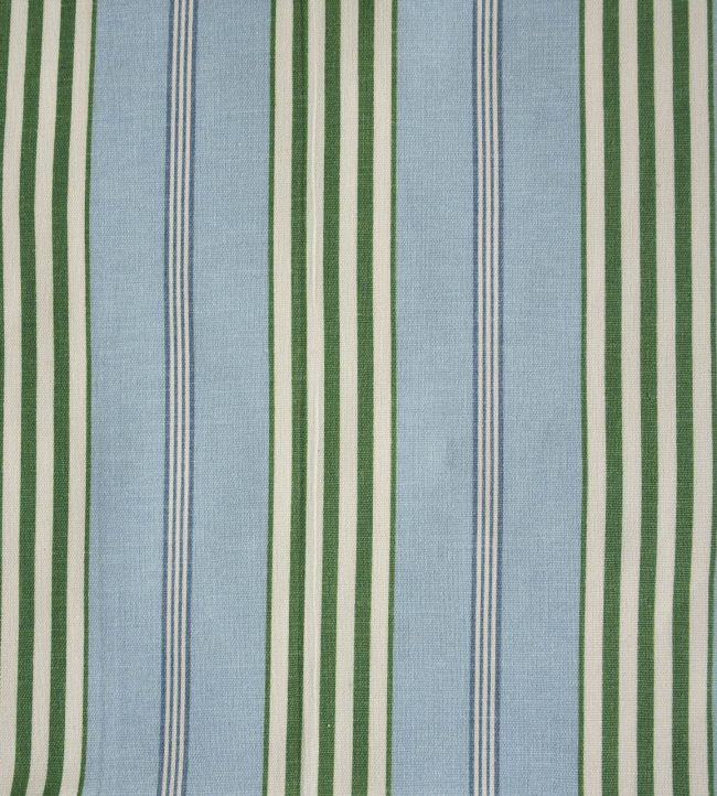 Steyning Fabric by Titley and Marr Emerald, Cobalt & Sky