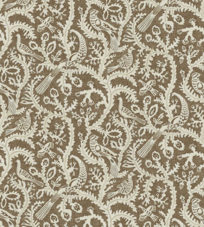 Stitched Birds Wallpaper by Josephine Munsey Brown