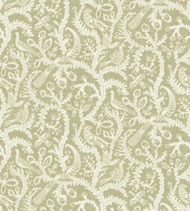 Stitched Birds Wallpaper by Josephine Munsey Sage