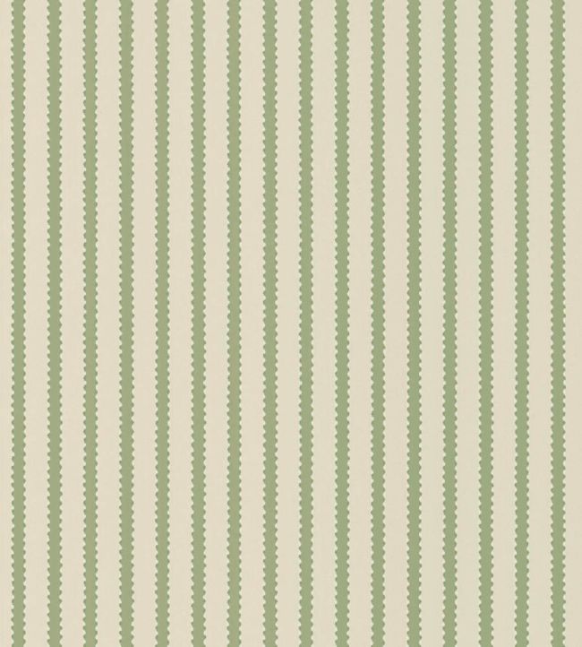 Stitched Stripe Wallpaper by Langelid Von Bromssen Olive