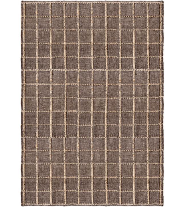 Layered Strata Braided rug Brown BRJUBR140200 Brown