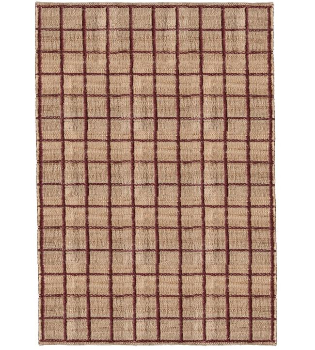 Layered Strata Braided rug Burgundy BRJUBU140200 Burgundy