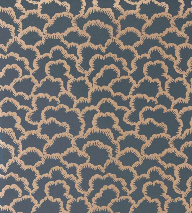 Stratus Wallpaper by 1838 Wallcoverings Future Dusk
