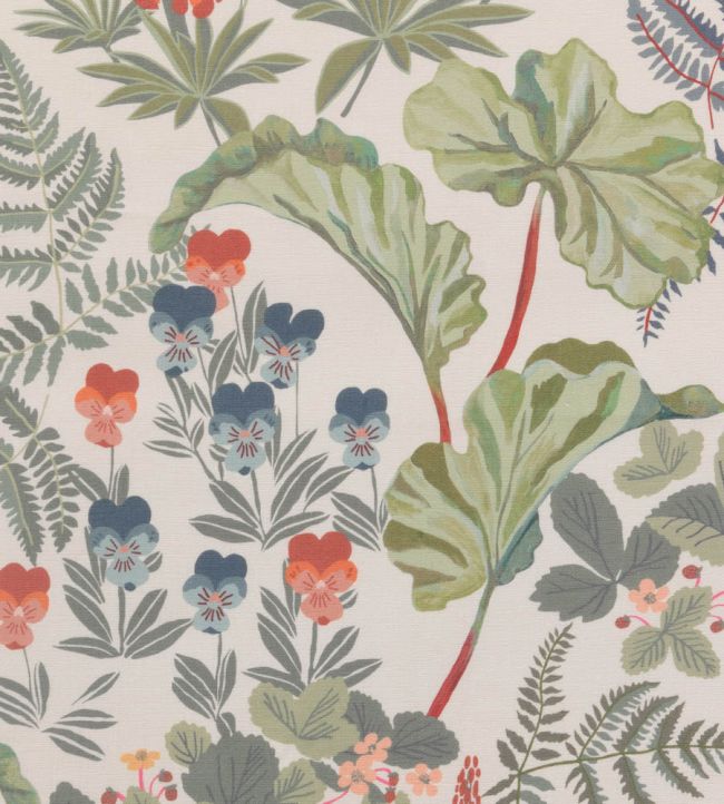 Strawberry Fields Fabric by Parker & Jules Olive