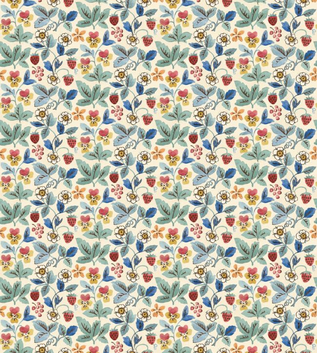Strawberry Tea Wallpaper by George & Minnie Aqua