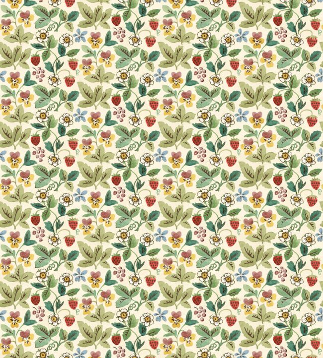 Strawberry Tea Wallpaper by George & Minnie Emerald