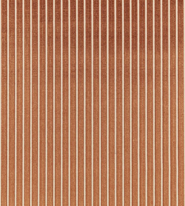 Stria Fabric by Romo Burnt Sienna
