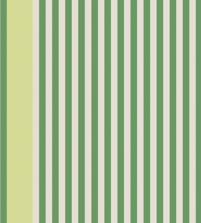 Stripe Wallpaper by Farrow & Ball Au Lait / Hog Plum