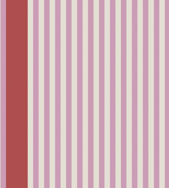 Stripe Wallpaper by Farrow & Ball Au Lait / Romesco