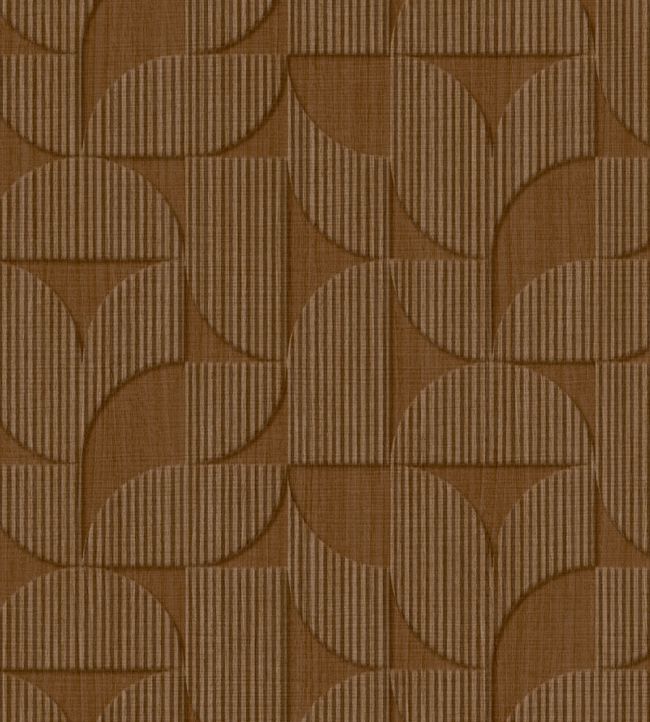 Striped Arches Wallpaper by Eijffinger Chestnut