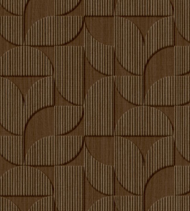 Striped Arches Wallpaper by Eijffinger Chocolate