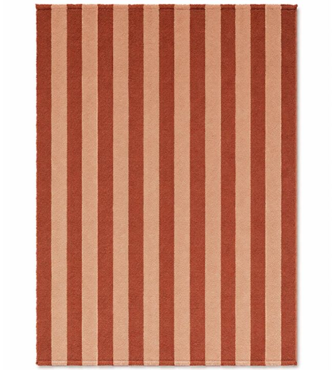 Lorena Canals Stripes Cotton rug New Terracotta/Pink Sand C-STRP-TERPSD-XS New Terracotta/Pink Sand