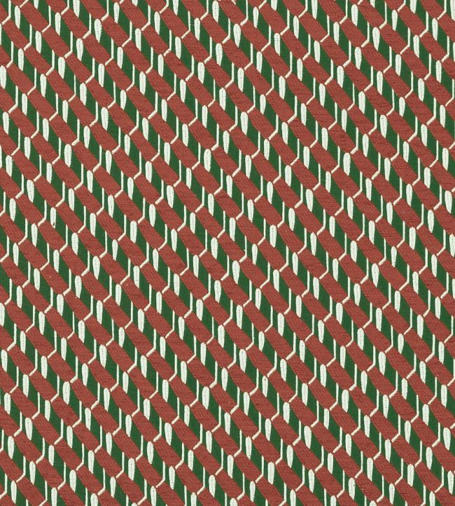 Stripes Fabric by Nobilis Red