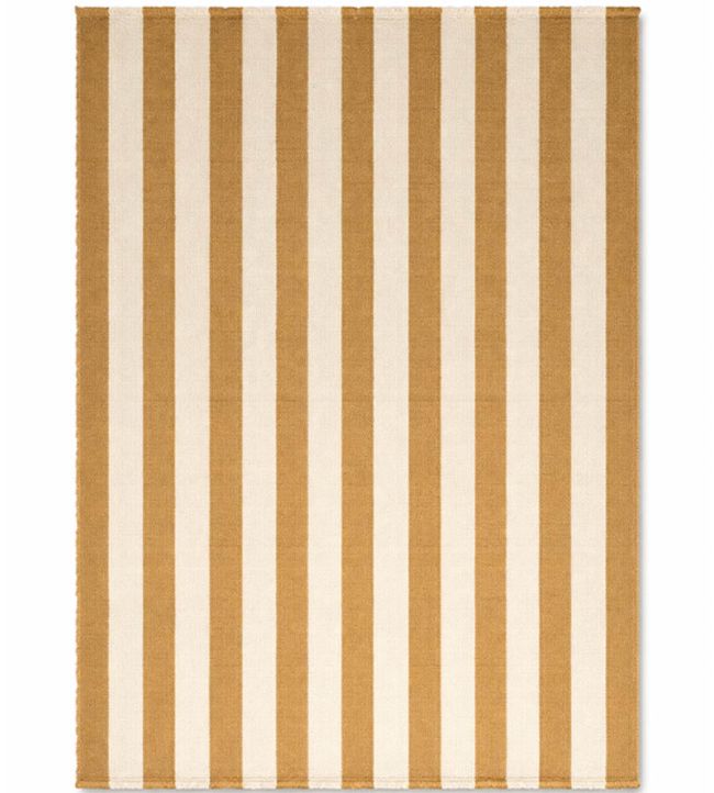 Lorena Canals Stripes Wool rug Caramel WO-STRP-CAR-XS Caramel