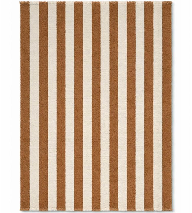 Lorena Canals Stripes Wool rug Ochre WO-STRP-OCH-XS Ochre