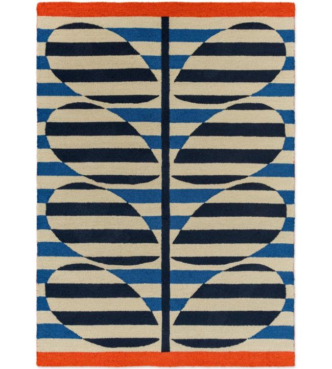 Orla Kiely Stripy Stem Outdoor rug Azure 464308140200-US Azure