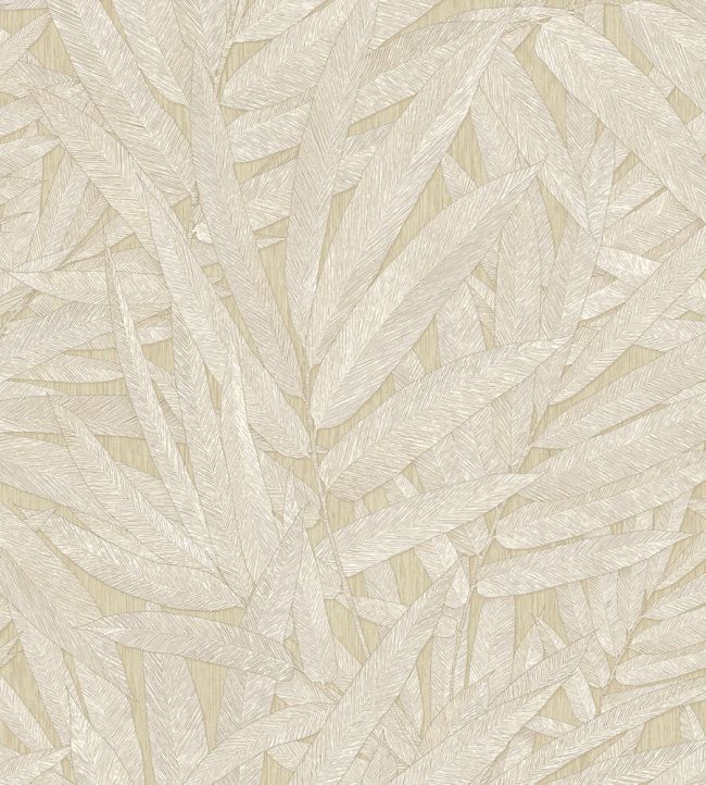 Structured Leaves Wallpaper by Eijffinger Beige/Sand
