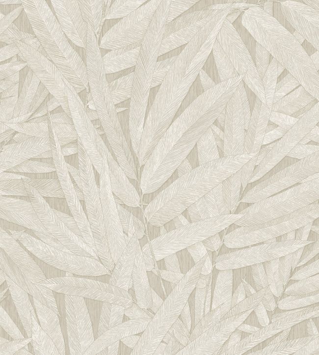 Structured Leaves Wallpaper by Eijffinger White/Cream