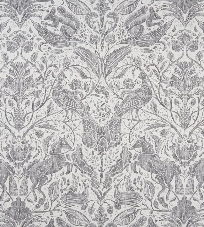 Forest Trail Fabric by Studio G Smoke