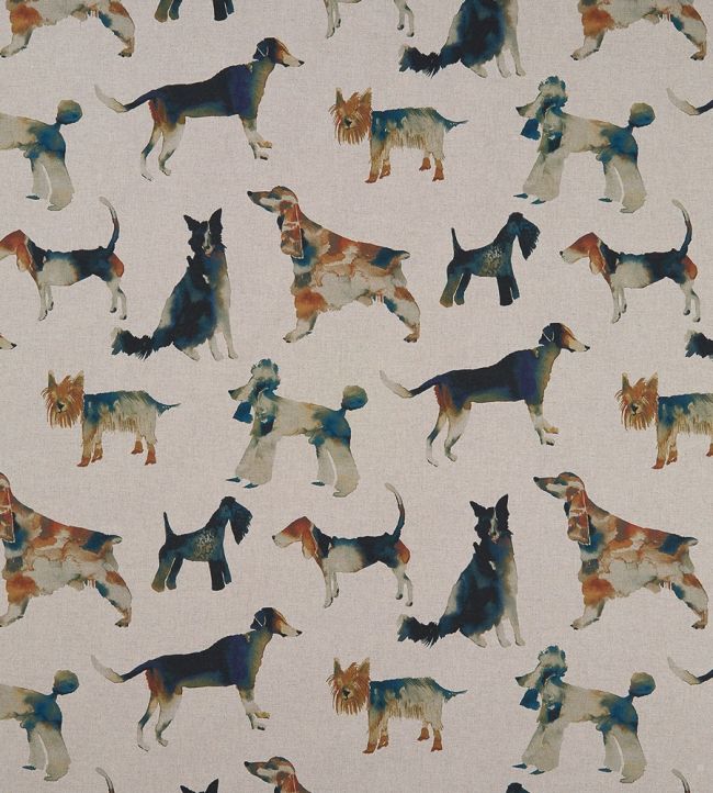 Walkies Fabric by Studio G Linen