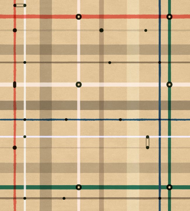 Subway Wallpaper by Tres Tintas Copper
