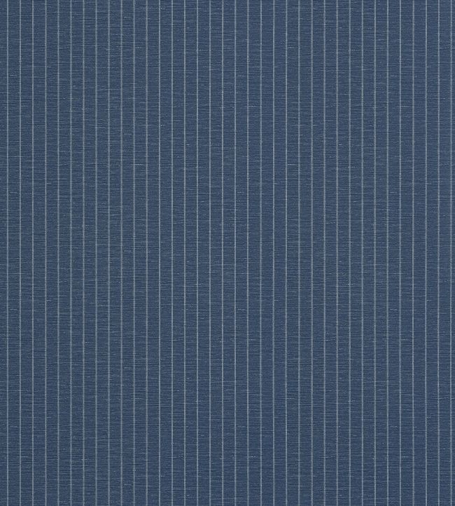 Suited Stripe Wallpaper by Thibaut Navy