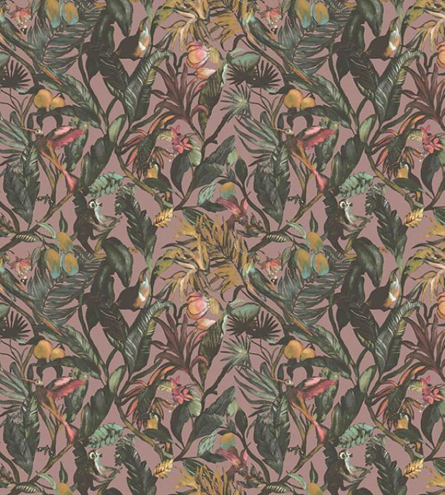 Sumatra Wallpaper by Arley House Blush