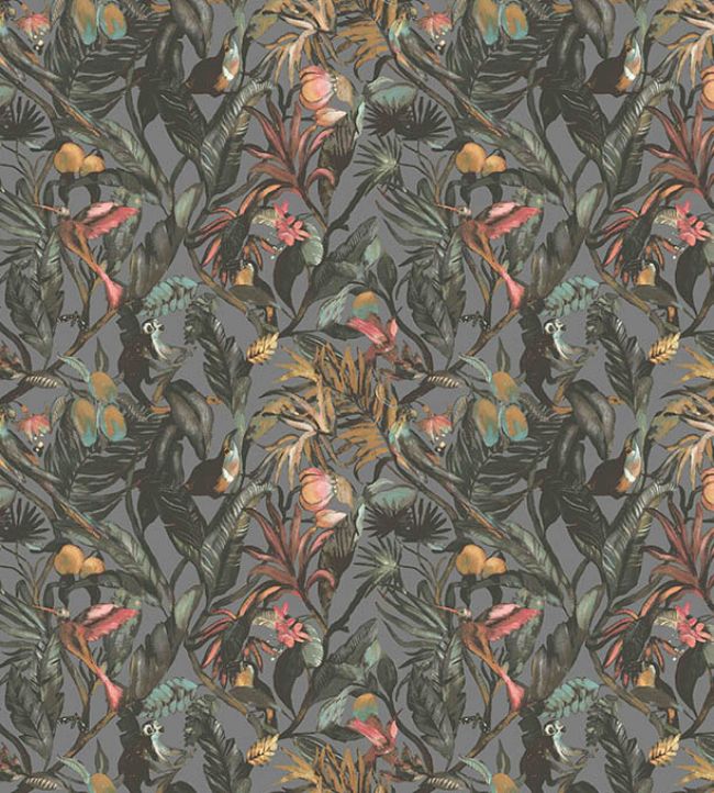 Sumatra Wallpaper by Arley House Steel Grey