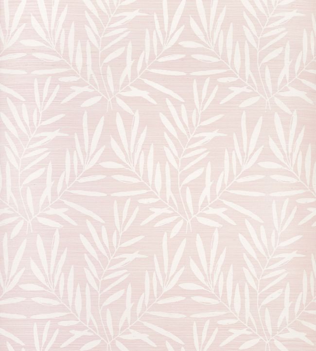 Summer Leaves Wallpaper by Thibaut Blush