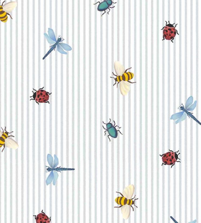 Buzz Wallpaper by Eijffinger Bluebell