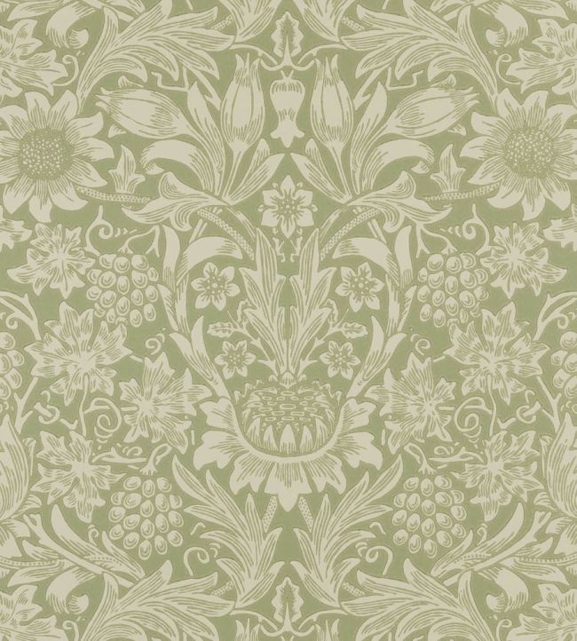 Sunflower Wallpaper by Morris & Co Artichoke