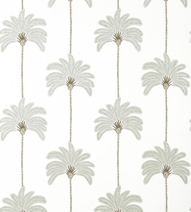 Sunset Boulevard Wallpaper by Thibaut Metallic Silver