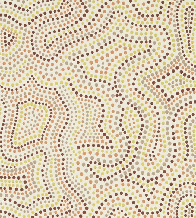 Sunstone Wallpaper by Harlequin Positano / Chocolate / Pistachio