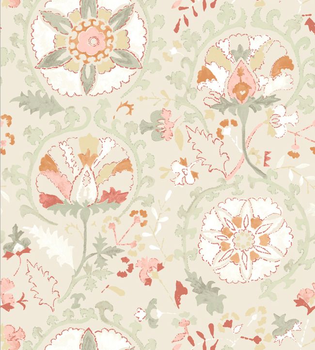 Suzani Wallpaper by DADO 02 Pink