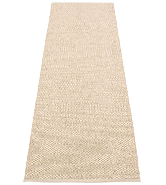 Pappelina Svea Runner rug Beige/Beige Metallic SV0BB724 Beige/Beige Metallic