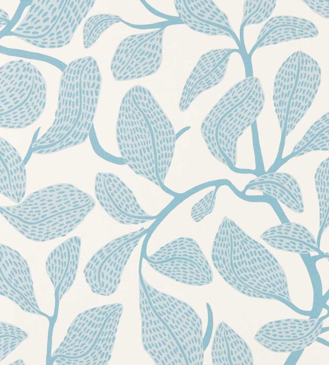 Sweet Bay Wallpaper by Scion Coast Blue