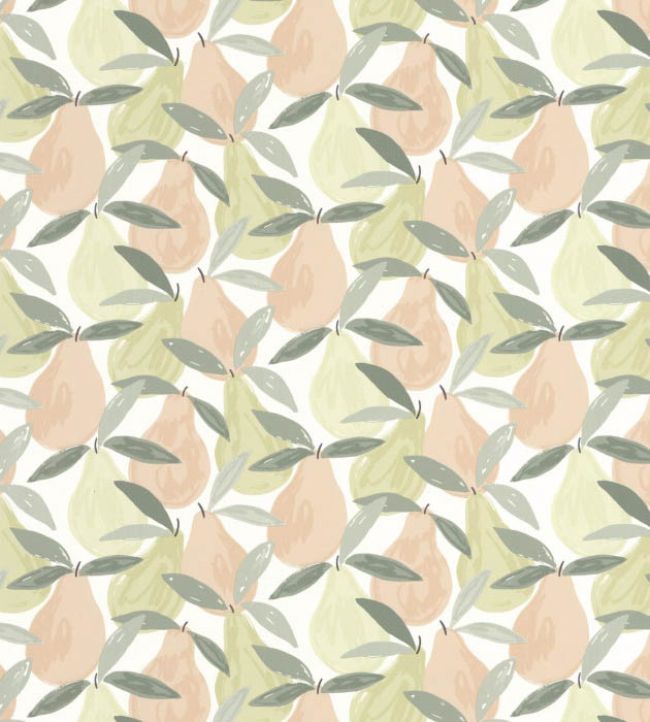 Sweet Pear Wallpaper by Casadeco Vert Amande