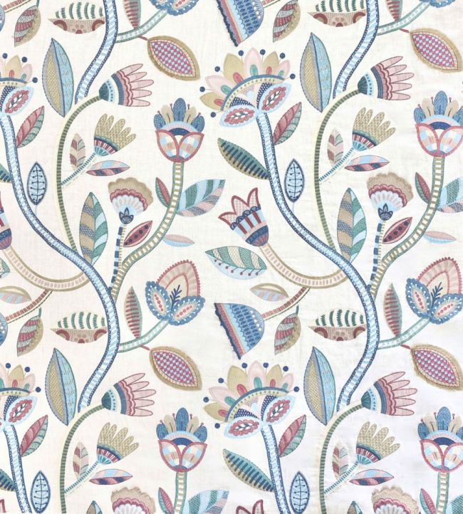 Sylvan Fabric by Ian Sanderson Rose Mallow