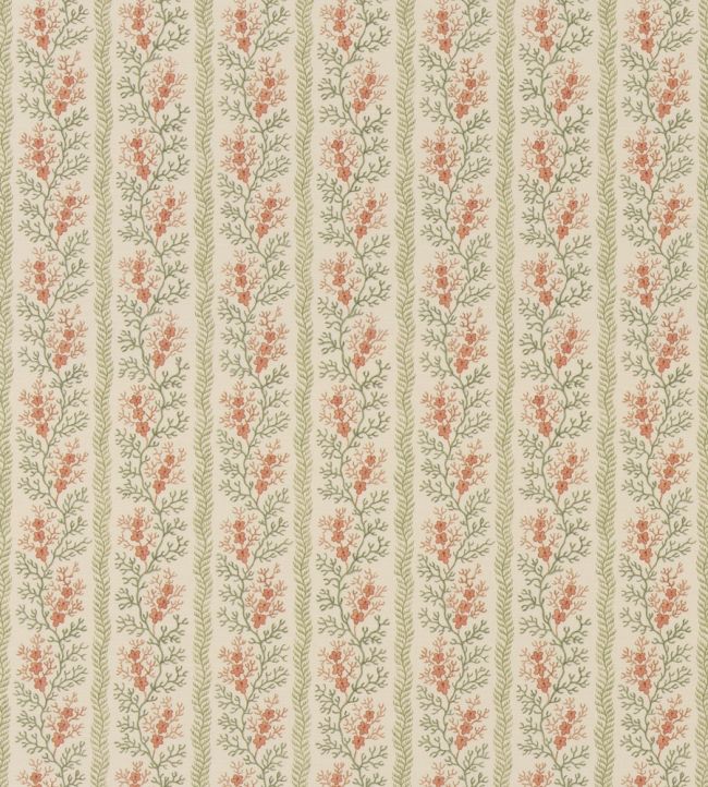Symington Fabric by GP & J Baker Green/Red