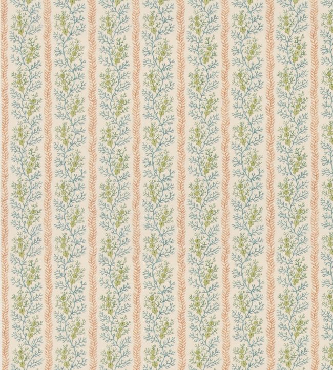 Symington Fabric by GP & J Baker Teal/Red