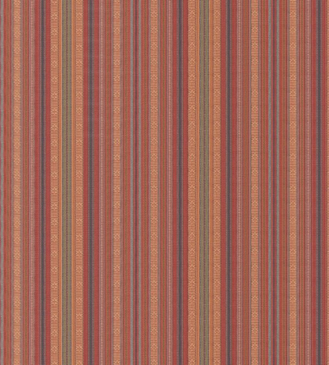 Symington Stripe Fabric by GP & J Baker Red