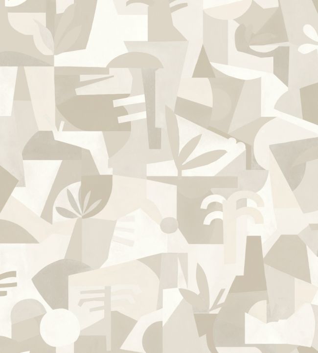 Tahiti Expression Wallpaper by Tres Tintas White