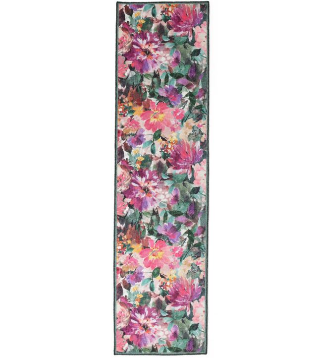 Clarke & Clarke Tahiti Runner rug Fuchsia CCTAHFUWA6123 Fuchsia
