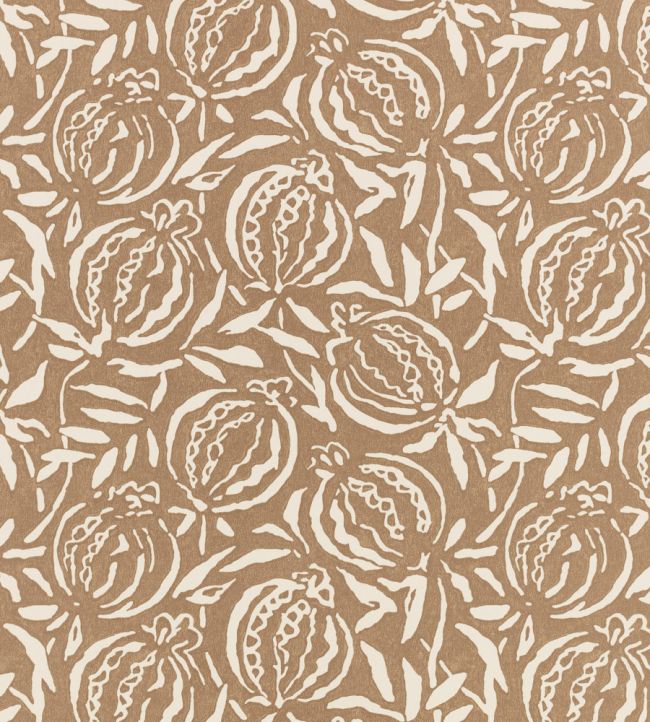 Taia Pigment Wallpaper by Romo Copper