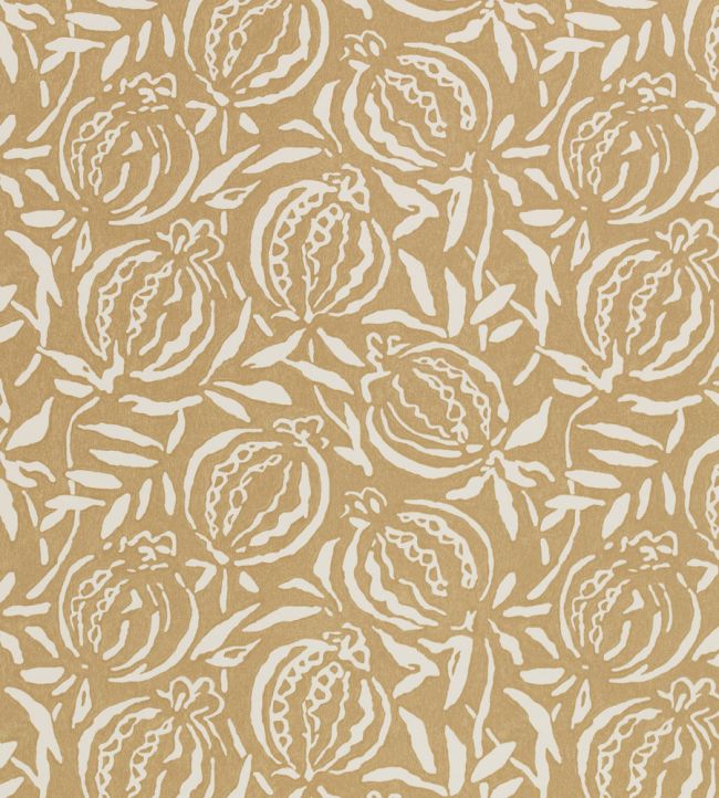 Taia Pigment Wallpaper by Romo Ochre