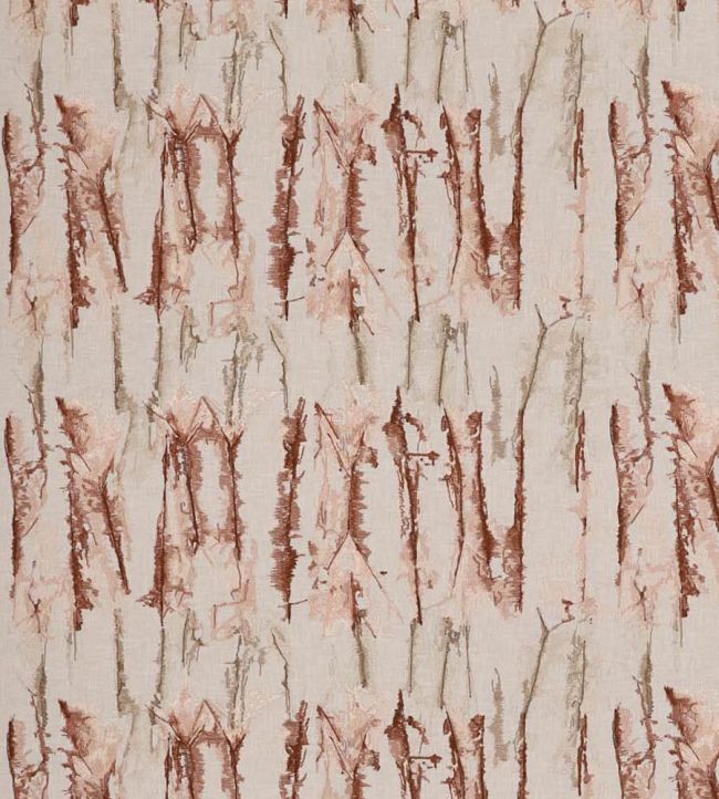 Takara Embroidery Fabric by Harlequin Rosewood/Clay