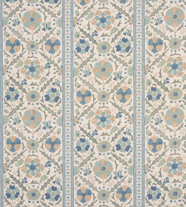 Tamarind Fabric by Colefax and Fowler Blue