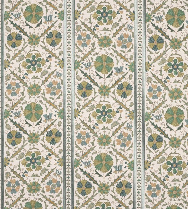 Tamarind Fabric by Colefax and Fowler Forest Green