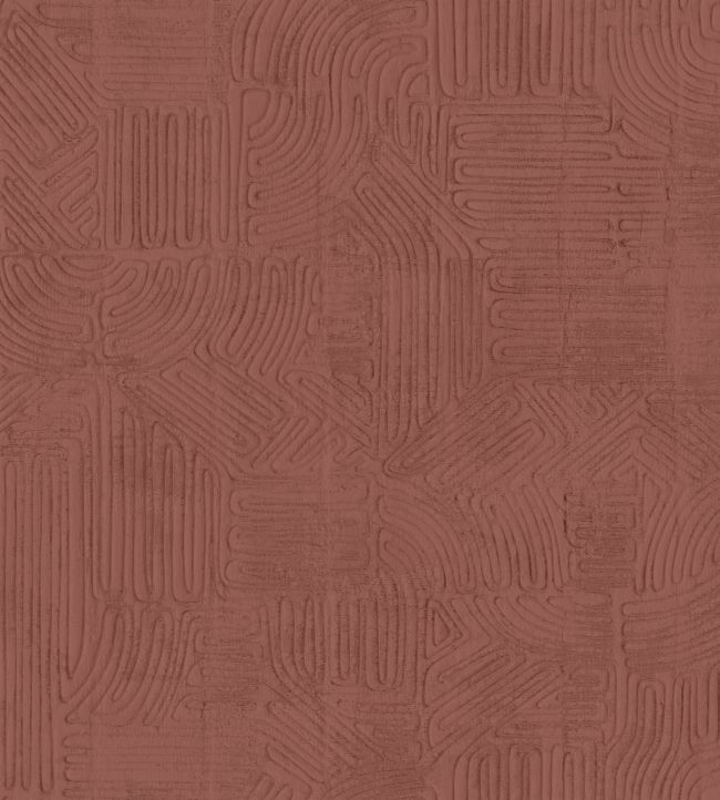 Tamba Wallpaper by Arte Burgundy