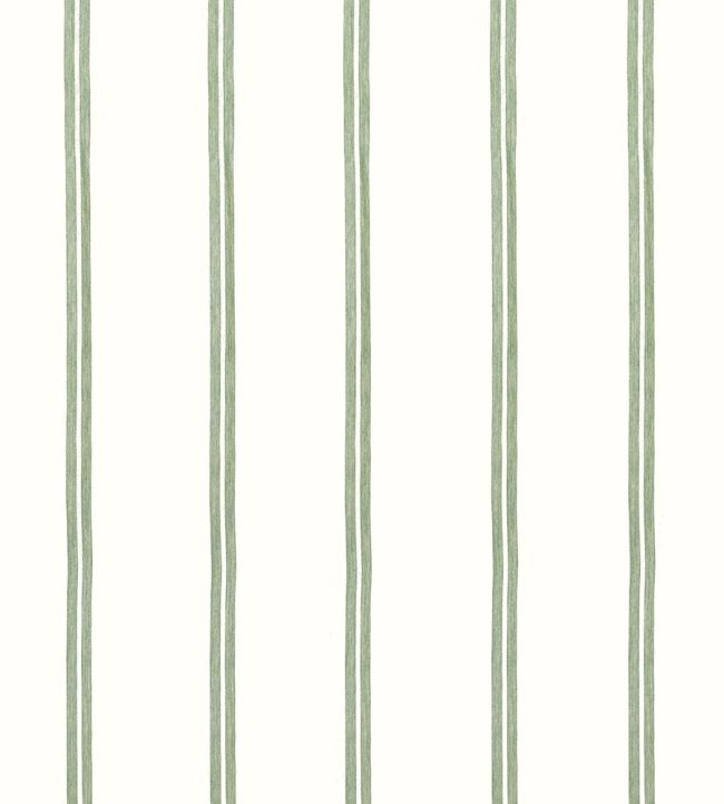 Tandem Stripe Fabric by Thibaut Aloe